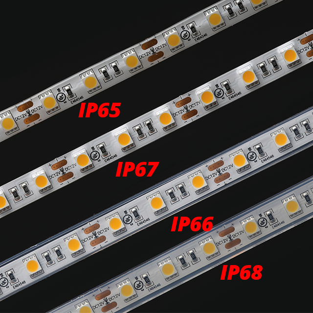 IP68 dubbele rij kleur veranderende led strip licht