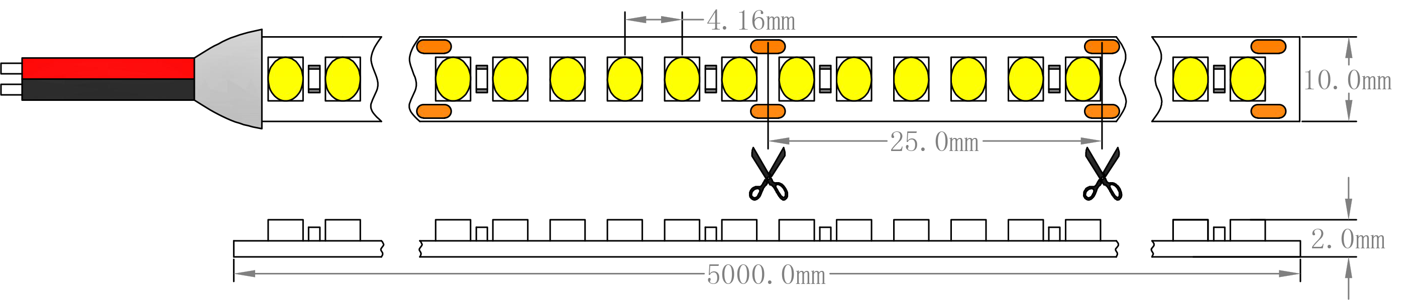 SMD1210-240LEs-24V-afmeting